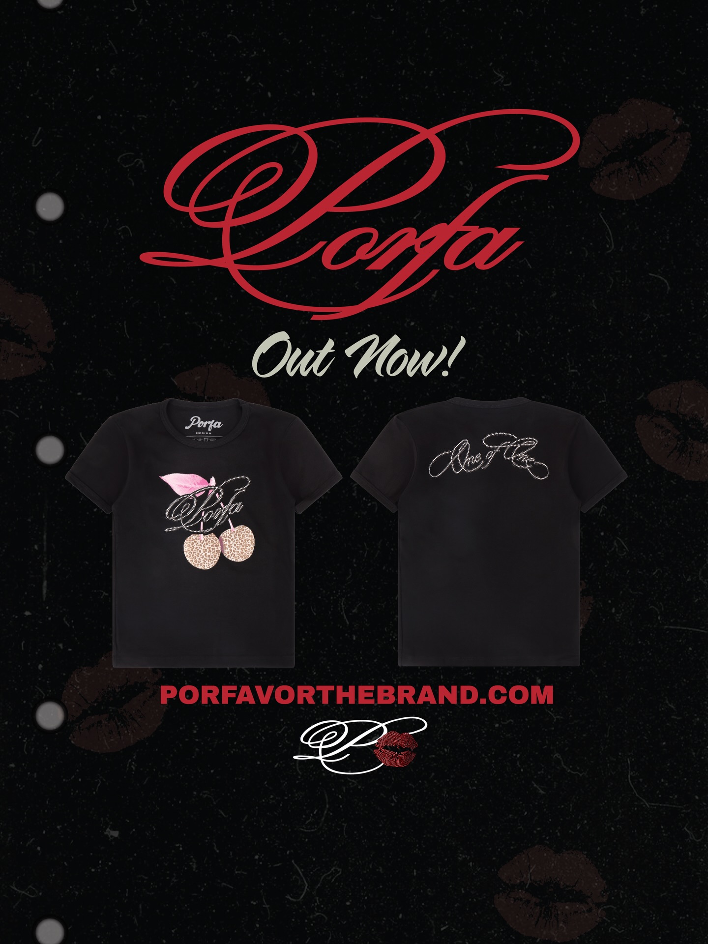 Cherry Porfa Tee
